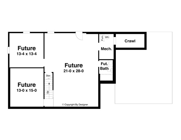 Lower Level image of LOGAN House Plan